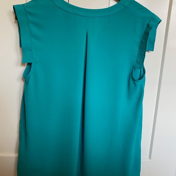 J.Crew V-Neck Top in Teal - Picture 3 of 7